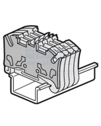 Торцевая крышка Viking 3 для пружинных клемм с шагом 5 мм двухъярусных Legrand 037589 в Санкт-Петербурге Клеммные колодки Pintop.ru