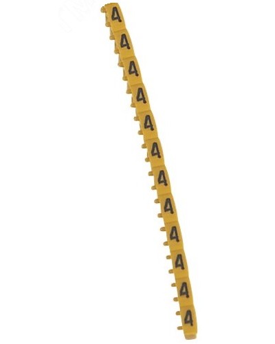 Маркер 4 0,15/0,5 ЖЛТ CAB3 Legrand 038104 в Санкт-Петербурге Аксессуары для кабель-канала Pintop.ru