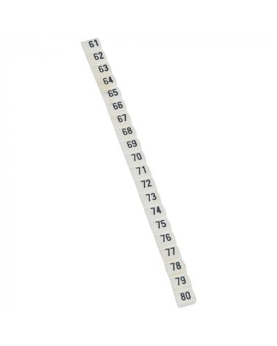 Маркер CAB3 цифры 61-80 Legrand 038153 в Санкт-Петербурге Аксессуары для кабель-канала Pintop.ru