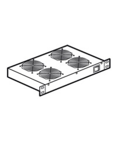 Полка с 4 вентиляторами высотой 1U Legrand 046490 в Санкт-Петербурге Полки для шкафов и стоек Pintop.ru