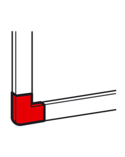 Угол плоский для кабель-канала METRA 15x10 Legrand (638103) в Санкт-Петербурге Аксессуары для кабель-канала Pintop.ru