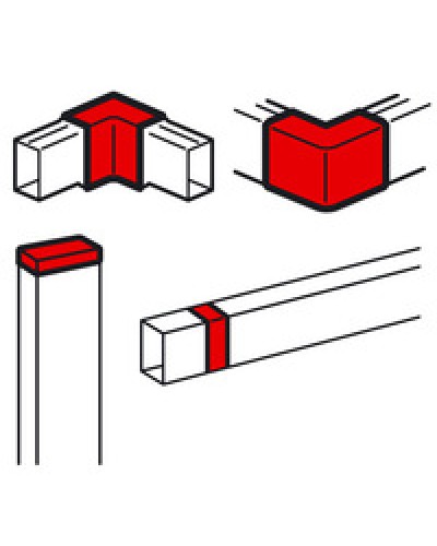 Заглушка торцевая/угол внутренний/угол внешний/накладка на стык для кабель-канала METRA 60x40 Legrand (638198) в Санкт-Петербурге Аксессуары для кабель-канала Pintop.ru