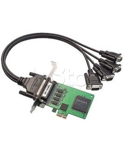 Плата 4-портовая RS-232 для шины PCI Express Moxa CP-104EL-A-DB9M в Санкт-Петербурге Сетевые карты Pintop.ru