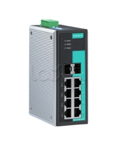 Коммутатор неуправляемый промышленный 6-портовый Moxa EDS-G308-2SFP-T в Санкт-Петербурге Коммутаторы Pintop.ru