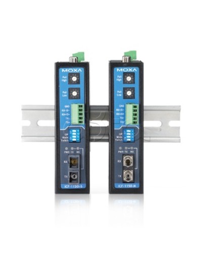 Конвертор RS-232/422/485 в оптику SC Moxa ICF-1150-S-SC в Санкт-Петербурге Дополнительное оборудование для ОПС Pintop.ru
