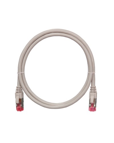 Шнур коммутационный 2хRJ45/8P8C S/FTP кат.6 (NMC-PC4SE55B-030-C-GY) NIKOMAX (3 м) в Санкт-Петербурге Патчкорды (медные) Pintop.ru