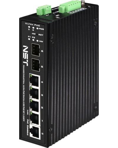 Промышленный управляемый (L2+) HiPoE коммутатор NST NS-SW-4G2G-PL/IM в Санкт-Петербурге Коммутаторы Pintop.ru