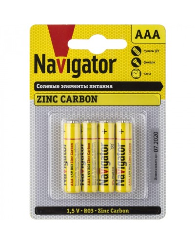 Элемент питания Navigator 94 767 NBT-NS-R03-BP4 в Санкт-Петербурге Электротехническое оборудование Pintop.ru