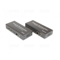 Комплект для передачи HDMI, USB, аудио, RS232 и ИК управления по сети Ethernet OSNOVO TLN-HiKMDA2+RLN-HiKMDA2