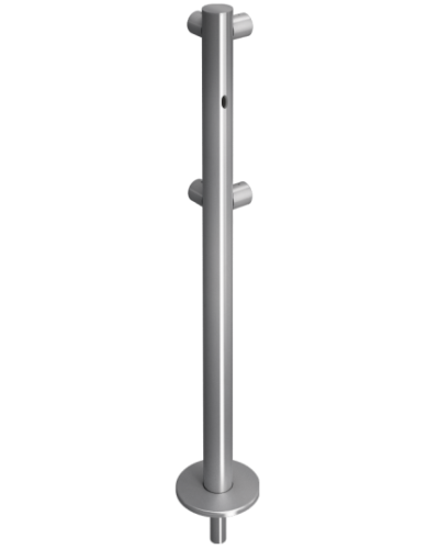 Стойкаограждения съемная L-образная Oxgard ВЗР 1996Р.21-05 в Санкт-Петербурге Ограждения Pintop.ru