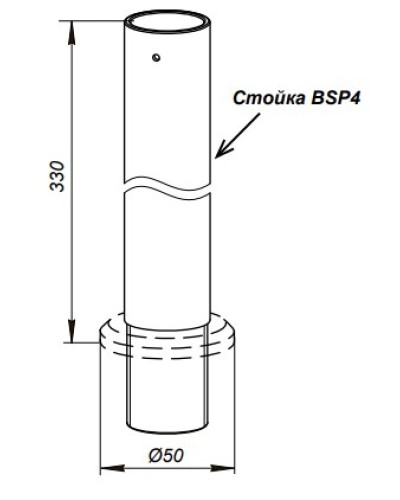 Стойка PERCo-BSP4 в Санкт-Петербурге Дополнительное оборудование для СКУД Pintop.ru