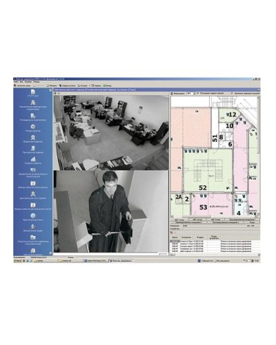 ПО Модуль Центральный пост PERCo-SM13 в Санкт-Петербурге Сетевая СКУД Perco Pintop.ru