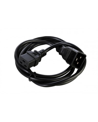 Шнур питания с заземлением IEC 60320 C19/IEC 60320 C20, 16А/250В (3x1,5), длина 1,8 м Rem R-16-Cord-C19-C20-1.8 в Санкт-Петербурге Блоки розеток Pintop.ru