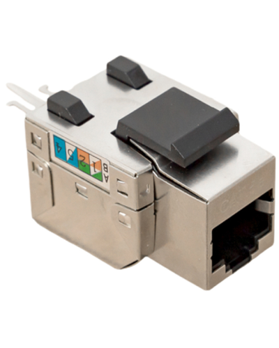 Модуль Keystone Jack RJ-45(8P8C), FTP экранированный, CAT 6, тип 90 градусов REXANT PRO 02-0272 в Санкт-Петербурге Модули Keystone Pintop.ru