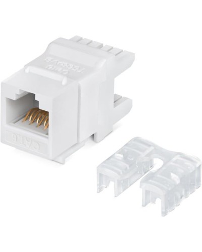 Модуль Keystone Jack RJ-45(8P8C), UTP неэкранированный, CAT 6, тип 180 градусов, белый REXANT PRO 02-0250 в Санкт-Петербурге Модули Keystone Pintop.ru