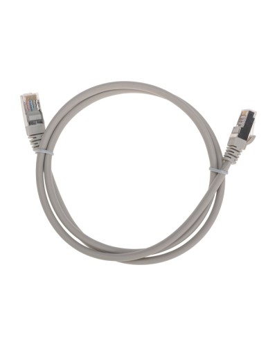 Патч-корд F/UTP, CAT 5e, RJ45-RJ45, 26AWG, LSZH, серый, 1м REXANT 02-0110-1 в Санкт-Петербурге Патчкорды (медные) Pintop.ru