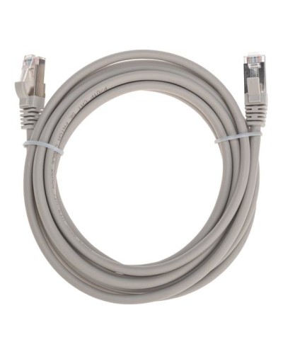 Патч-корд F/UTP, CAT 5e, RJ45-RJ45, 26AWG, LSZH, серый, 3м REXANT 02-0110-3 в Санкт-Петербурге Патчкорды (медные) Pintop.ru