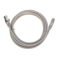 Патч-корд F/UTP, CAT 6, RJ45-RJ45, 26AWG, LSZH, серый, 2м REXANT 02-0210-2