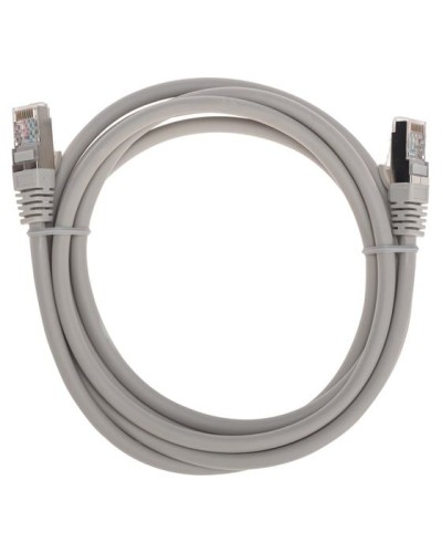 Патч-корд S/FTP, CAT 6A (10G), RJ45-RJ45, 28AWG, LSZH, серый, 2м REXANT 02-0390-2 в Санкт-Петербурге Патчкорды (медные) Pintop.ru