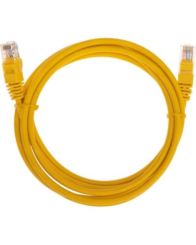 Патч-корд U/UTP, CAT 5e, RJ45-RJ45, 26AWG, LSZH, желтый, 2м REXANT 02-0105-2 в Санкт-Петербурге Патчкорды (медные) Pintop.ru