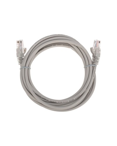 Патч-корд U/UTP, CAT 5e, RJ45-RJ45, 26AWG, LSZH, серый, 3м REXANT 02-0100-3 в Санкт-Петербурге Патчкорды (медные) Pintop.ru