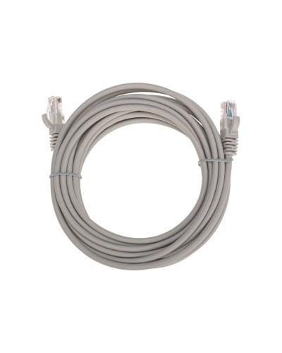 Патч-корд U/UTP, CAT 5e, RJ45-RJ45, 26AWG, LSZH, серый, 5м REXANT 02-0100-5 в Санкт-Петербурге Патчкорды (медные) Pintop.ru
