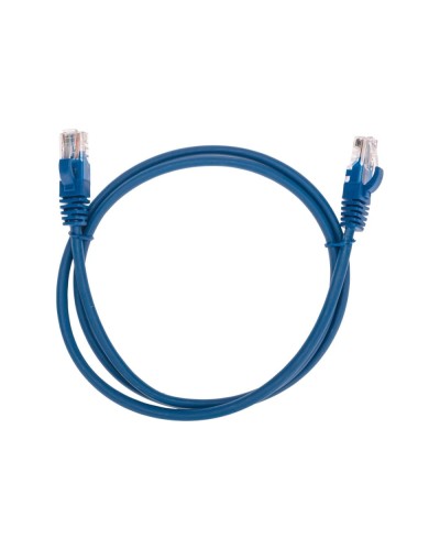 Патч-корд U/UTP, CAT 5e, RJ45-RJ45, 26AWG, LSZH, синий, 1м REXANT 02-0104-1 в Санкт-Петербурге Патчкорды (медные) Pintop.ru