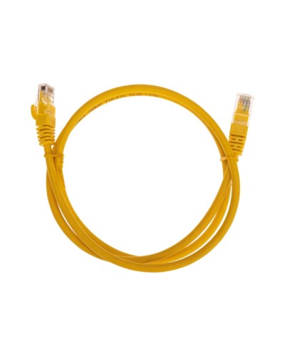 Патч-корд U/UTP, CAT 6, RJ45-RJ45, 26AWG, LSZH, желтый, 1м REXANT 02-0295-1 в Санкт-Петербурге Патчкорды (медные) Pintop.ru