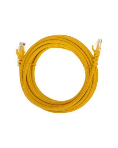 Патч-корд U/UTP, CAT 6, RJ45-RJ45, 26AWG, LSZH, желтый, 5м REXANT 02-0295-5 в Санкт-Петербурге Патчкорды (медные) Pintop.ru