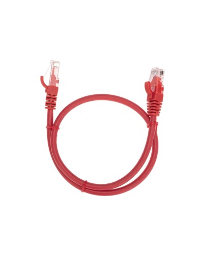 Патч-корд U/UTP, CAT 6, RJ45-RJ45, 26AWG, LSZH, красный, 0,5м REXANT 02-0293-05 в Санкт-Петербурге Патчкорды (медные) Pintop.ru