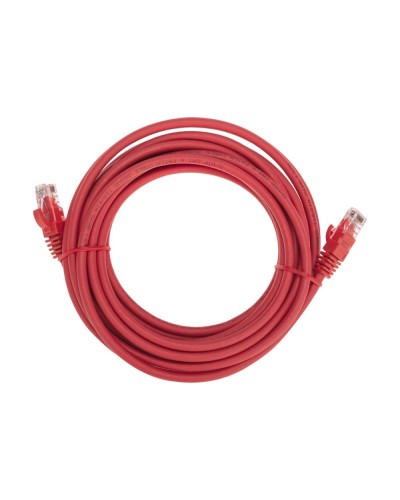 Патч-корд U/UTP, CAT 6, RJ45-RJ45, 26AWG, LSZH, красный, 5м REXANT 02-0293-5 в Санкт-Петербурге Патчкорды (медные) Pintop.ru