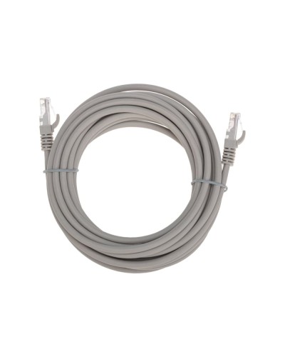 Патч-корд U/UTP, CAT 6, RJ45-RJ45, 26AWG, LSZH, серый, 5м REXANT 02-0290-5 в Санкт-Петербурге Патчкорды (медные) Pintop.ru