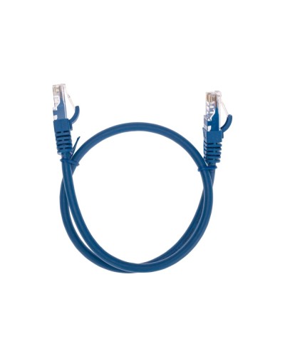 Патч-корд U/UTP, CAT 6, RJ45-RJ45, 26AWG, LSZH, синий, 0,5м REXANT 02-0294-05 в Санкт-Петербурге Патчкорды (медные) Pintop.ru