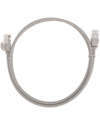 Патч-корд U/UTP, CAT 6A (10G), RJ45-RJ45, 28AWG, LSZH, серый, 1м REXANT 02-0380-1 в Санкт-Петербурге Патчкорды (медные) Pintop.ru