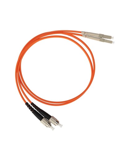 Патч-корд оптический переходной (MM), 50/125 (OM2), LC/UPC-FC/UPC, (Duplex), LSZH, 1м 50-3267 в Санкт-Петербурге Патч-корды оптические Pintop.ru