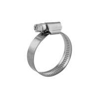 Хомут червячный 40-60/12-0,8мм, нержавеющая сталь W2, (25 шт/уп) REXANT 07-0740-12