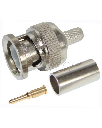 Разъем штекер BNC RG-58 обжим (01-001A) (100шт/уп) REXANT 05-3001 в Санкт-Петербурге Коннекторы Pintop.ru
