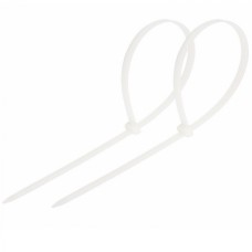 Хомут-стяжка нейлоновый 5х400 мм белый (100шт/уп) REXANT 07-0400