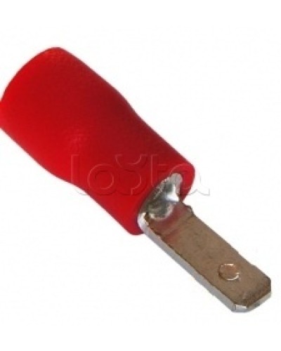 Клемма плоская изолированная 0.5-1.5 мм² (КПИ штекер - 2.8мм) (100шт/уп) REXANT 08-0311 в Санкт-Петербурге Клеммные колодки Pintop.ru