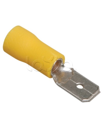 Клемма плоская изолированная 4-6 мм² (КПИ штекер - 6.3мм) (100шт/уп) REXANT 08-0351 в Санкт-Петербурге Клеммные колодки Pintop.ru