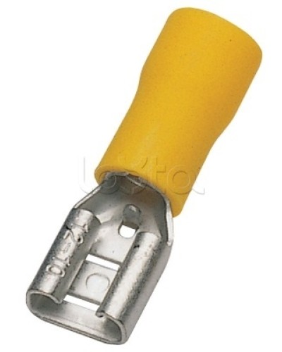 Клемма плоская изолированная 4-6 мм² (КПИ гнездо - 7.4мм) (100шт/уп) REXANT 08-0451 в Санкт-Петербурге Клеммные колодки Pintop.ru