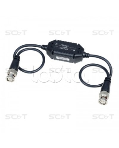 Изолятор коаксиального кабеля (AHD/CVI/TVI) для защиты от искажений по земле SC&T GL001HDP в Санкт-Петербурге Видеоусилители, Модуляторы, Делители Pintop.ru