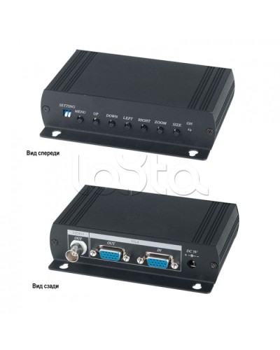 Преобразователь VGA- видеосигнала в аналоговый видеосигнал SC&T VC01 в Санкт-Петербурге Видеоусилители, Модуляторы, Делители Pintop.ru