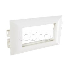 Суппорт с рамкой на 2 поста (45х45) в профиль для кабельных каналов 100х50, 105х50 SPL 100008S