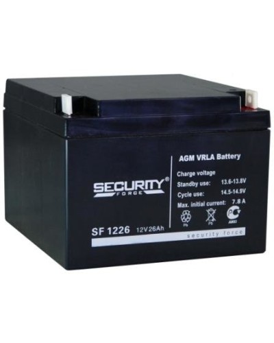 Аккумулятор свинцово-кислотный Security Force SF 1226 в Санкт-Петербурге Электротехническое оборудование Pintop.ru