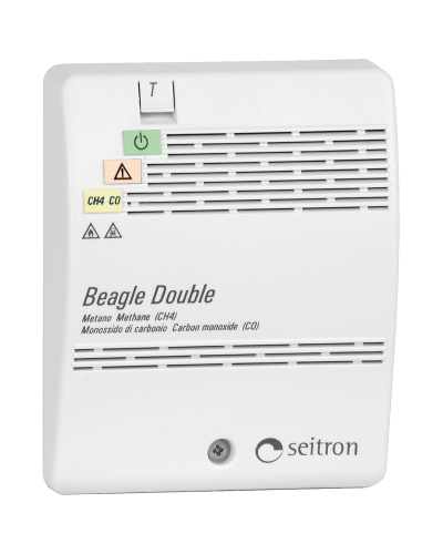 Комбинированный сигнализатор на природный и угарный газ (CH4 и CO) Seitron RGDCM0MP1 Beagle Double в Санкт-Петербурге Технологические извещатели Pintop.ru