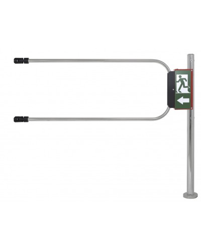 Smartec ST-GR012EC-CR - Калитка аварийного выхода с электромагнитом, хромированная, в комплекте стойка 1000 х D50 мм и створка 1200 х D25 мм. в Санкт-Петербурге Калитки Pintop.ru