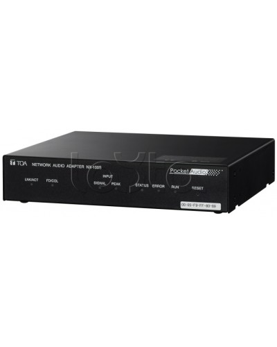 Шлюз передачи аудио, управляющих сигналов через сеть TOA NX-100S W в Санкт-Петербурге Системы оповещения и трансляции TOA Pintop.ru
