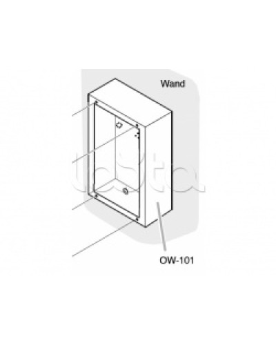 Коробка накладная TOA OW-101 в Санкт-Петербурге Аксессуары для СОУЭ Pintop.ru