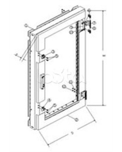 Дверь передняя плексигласовая TOA PGD-22 в Санкт-Петербурге Системы оповещения и трансляции TOA Pintop.ru